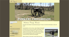 Desktop Screenshot of parkerscrossroad.org